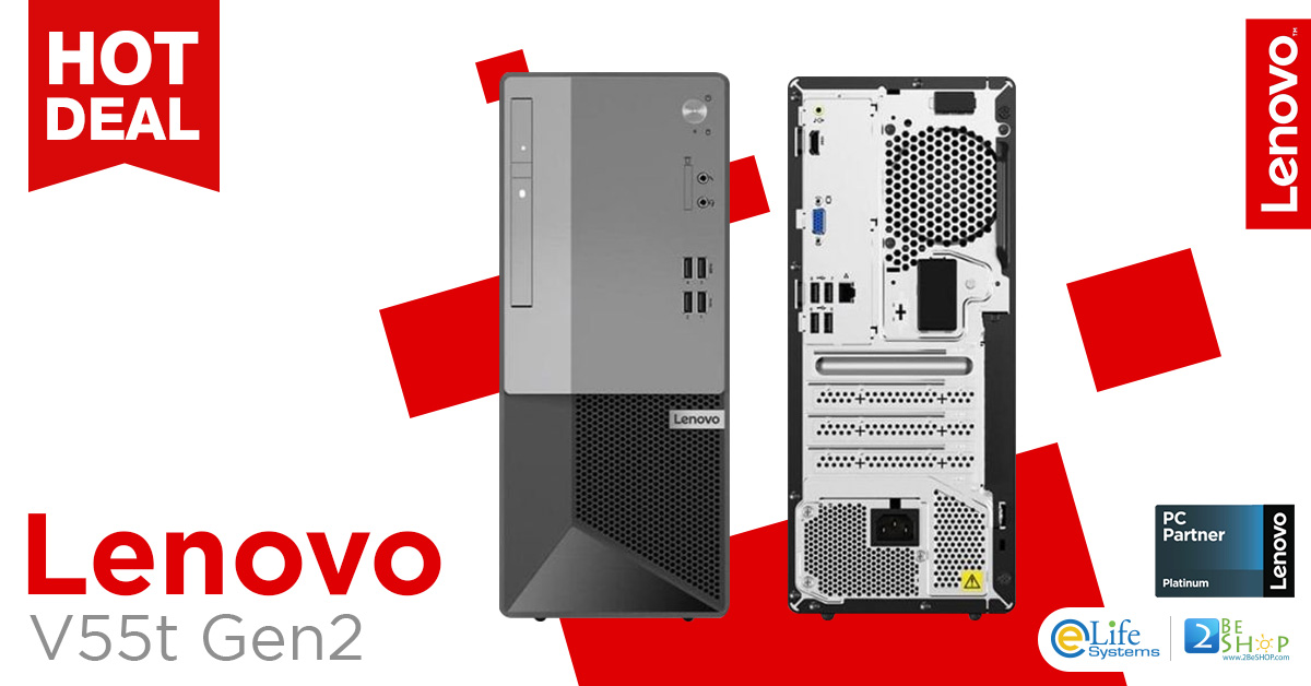 [中古品] Lenovo V55t Mini-Tower Lenovo Lenovo V55t Mini-Tower 価格.com限定 AMD Ryzen 5・8GB